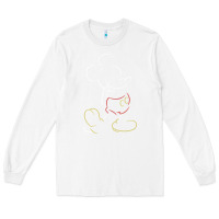 White micke mouse tshirt Long Sleeve Tee - linhVisuals