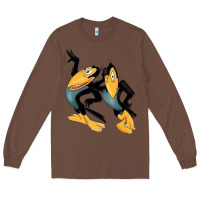 Chestnut Heckle and Jeckle Long Sleeve Tee - linhVisuals