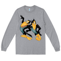 Heather Grey Heckle and Jeckle Long Sleeve Tee - linhVisuals