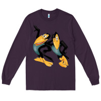 Plum Heckle and Jeckle Long Sleeve Tee - linhVisuals