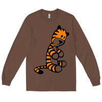 Chestnut Calvin Bill Watterson Long Sleeve Tee - linhVisuals