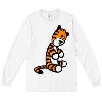 White Calvin Bill Watterson Long Sleeve Tee - linhVisuals