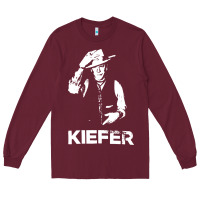 Burgundy kiefer sutherland müsïc Long Sleeve Tee - linhVisuals