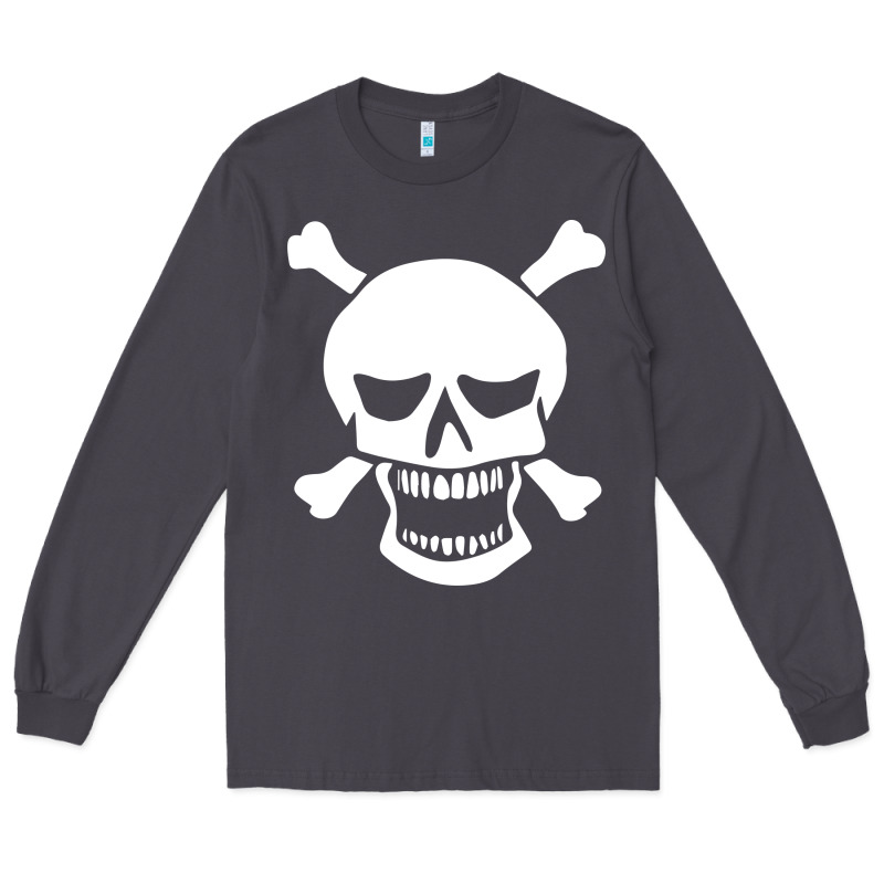 Skull Crossbones Long Sleeve Tee by linhVisuals | Teevron