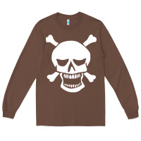 Chestnut skull crossbones Long Sleeve Tee - linhVisuals