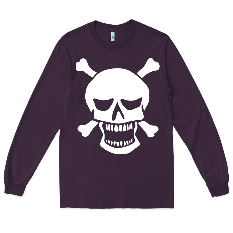 Skull Crossbones Long Sleeve Tee by linhVisuals | Teevron