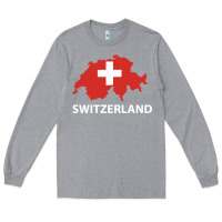 Heather Grey switzerland Long Sleeve Tee - linhVisuals