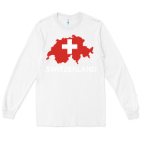 White switzerland Long Sleeve Tee - linhVisuals