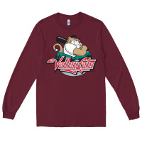Burgundy this-tri-city-valleycats-merch Long Sleeve Tee - linhVisuals
