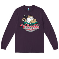 Plum this-tri-city-valleycats-merch Long Sleeve Tee - linhVisuals