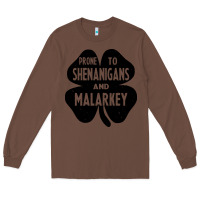 Chestnut prone to shenanigans and malarkey Long Sleeve Tee - linhVisuals