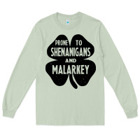 Matcha prone to shenanigans and malarkey Long Sleeve Tee - linhVisuals