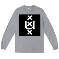 Heather Grey Amsterdam University Long Sleeve Tee - linhVisuals
