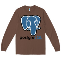 Chestnut Postgresql Long Sleeve Tee - linhVisuals