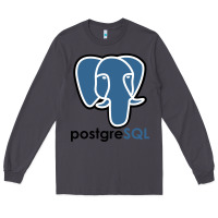 Smoke Postgresql Long Sleeve Tee - linhVisuals