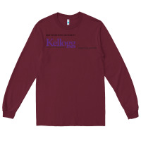 Burgundy kellogg high school Long Sleeve Tee - linhVisuals