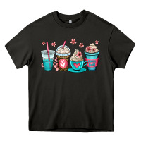 Asphalt mom fuel coffee cups Heavy Core Tee - OliviaCreatesArt