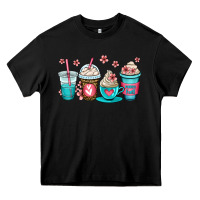Black mom fuel coffee cups Heavy Core Tee - OliviaCreatesArt