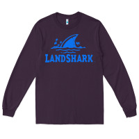 Plum landshark Long Sleeve Tee - linhVisuals