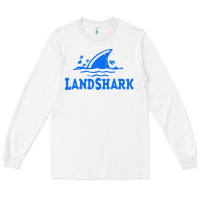 White landshark Long Sleeve Tee - linhVisuals