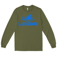 Army Green landshark Long Sleeve Tee - linhVisuals