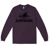 Plum landshark Long Sleeve Tee - linhVisuals