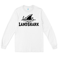 White landshark Long Sleeve Tee - linhVisuals