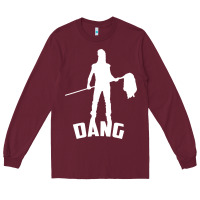 Burgundy joe dirt dang Long Sleeve Tee - linhVisuals