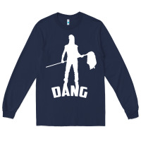 Navy joe dirt dang Long Sleeve Tee - linhVisuals
