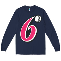 Navy the-sydney-sixers-merch Long Sleeve Tee - linhVisuals