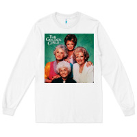 White golden the girls Long Sleeve Tee - linhVisuals