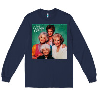Navy golden the girls Long Sleeve Tee - linhVisuals