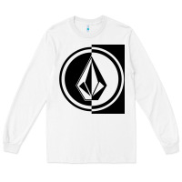 White Volcom Style Long Sleeve Tee - linhVisuals