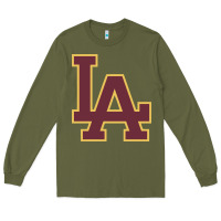 Army Green loyola academy Long Sleeve Tee - linhVisuals