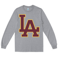 Heather Grey loyola academy Long Sleeve Tee - linhVisuals