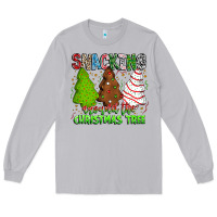 Moon Dust Snacking Around The Christmas Tree Long Sleeve Tee - CowhideDigitalArt