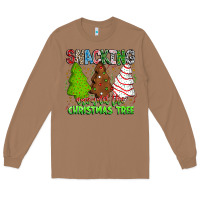 Toasted Coconut Snacking Around The Christmas Tree Long Sleeve Tee - CowhideDigitalArt