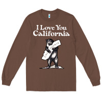 Chestnut i love you california bear state hug Long Sleeve Tee - linhVisuals