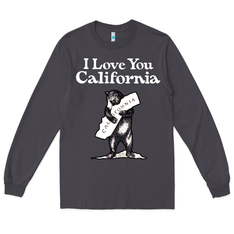 I Love You California Bear State Hug Long Sleeve Tee by linhVisuals | Teevron
