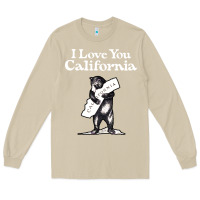 Mushroom i love you california bear state hug Long Sleeve Tee - linhVisuals