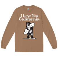 Toasted Coconut i love you california bear state hug Long Sleeve Tee - linhVisuals