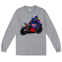 Heather Grey Superbike Toprak Razgatlıoğlu Long Sleeve Tee - linhVisuals