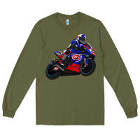 Army Green Superbike Toprak Razgatlıoğlu Long Sleeve Tee - linhVisuals