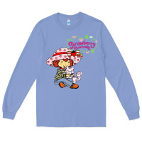 Colony Blue strawberry shortcake and cat Long Sleeve Tee - linhVisuals