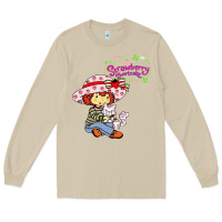 Mushroom strawberry shortcake and cat Long Sleeve Tee - linhVisuals