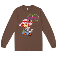 Chestnut strawberry shortcake and cat Long Sleeve Tee - linhVisuals