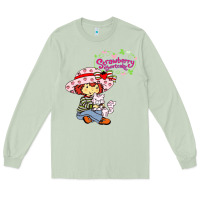 Matcha strawberry shortcake and cat Long Sleeve Tee - linhVisuals
