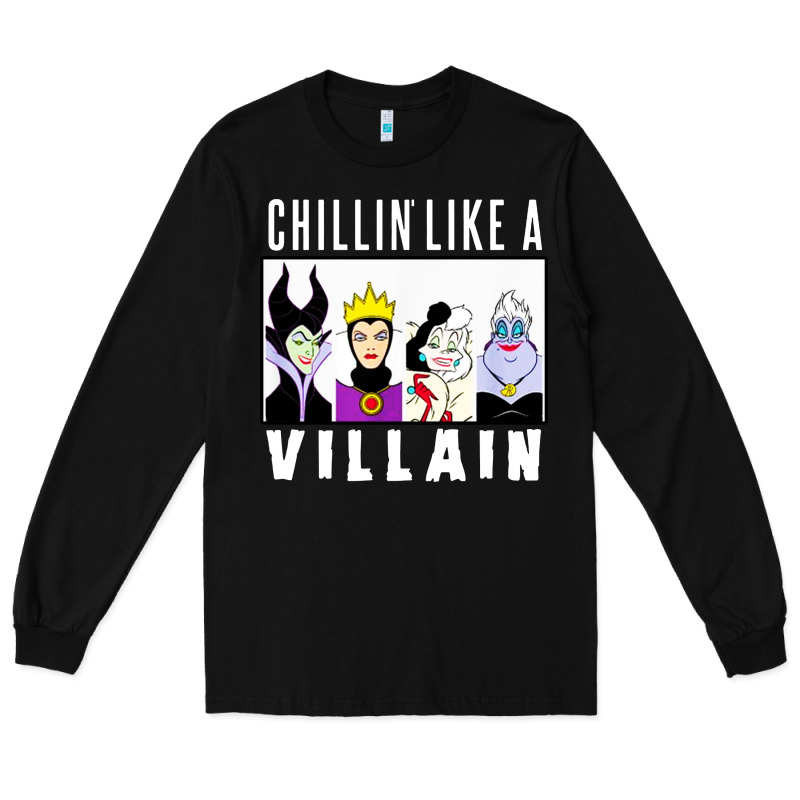 Chillin Like A Villain Long Sleeve Tee by linhVisuals | Teevron