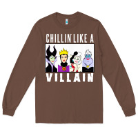 Chestnut chillin like a villain Long Sleeve Tee - linhVisuals