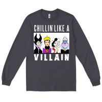 Smoke chillin like a villain Long Sleeve Tee - linhVisuals
